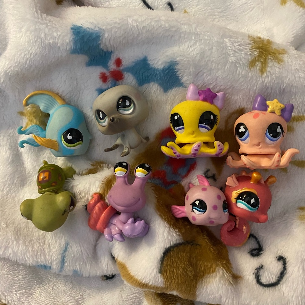 LITTLEST PET SHOP AQUATIC SEA LIFE LOT!!!